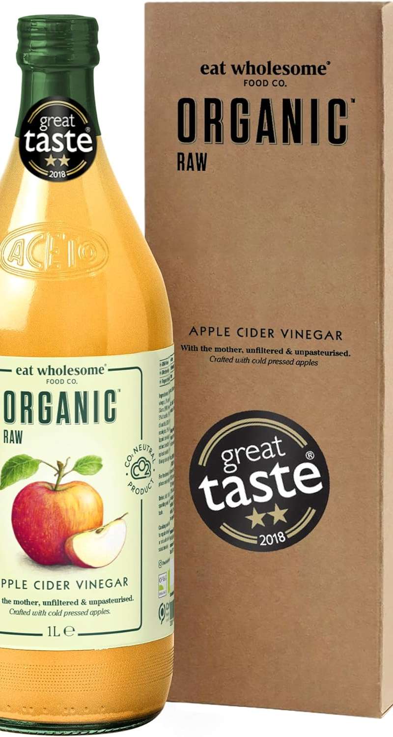 Análise honesta do Vinagre de Maçã Eat Wholesome (1 L, Amazon): origem, certificações bio, "mãe" visível e a nossa recomendação editorial.