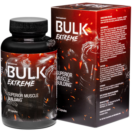 Análise crítica ao Bulk Extreme: melão-amargo, beterraba, maca e zinco. Porque as alegações de +95% de músculo não se sustentam e o que priorizar.